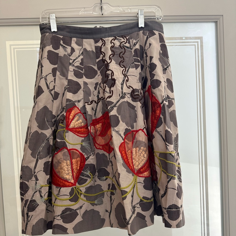 Floreat from Anthropologie  glowing leaf skirt